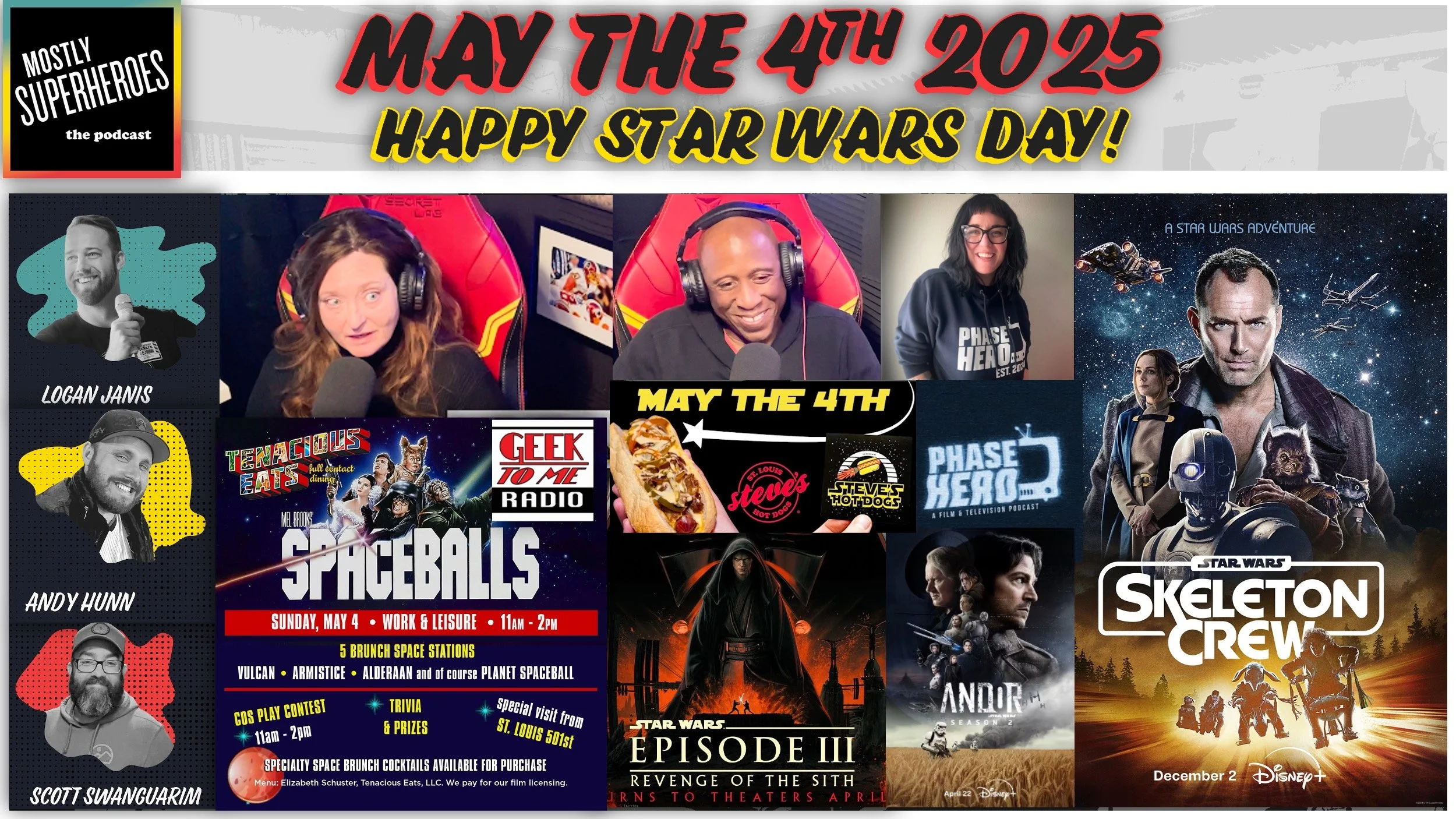 May the 4th Star Wars Special Mostly superheroes the Podcast with